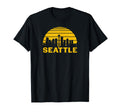 Seattle Washington Cityscape T-Shirt - Custom Art Print Unisex - T-Shirt, Sweatshirt, Hoodie