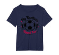 Soccer Sister My Brothers Biggest Fan Cheer T-Shirt - Graphic Print Unisex - T-Shirt, Sweatshirt, Hoodie