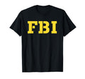 Halloween Fbi Costume Funny Diy Halloween T-Shirt - Graphic Print Unisex - T-Shirt, Sweatshirt, Hoodie