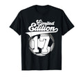 17 Years Football Soccer 17Th Birthday T-Shirt - Novelty Apparel Unisex - T-Shirt, Sweatshirt, Hoodie