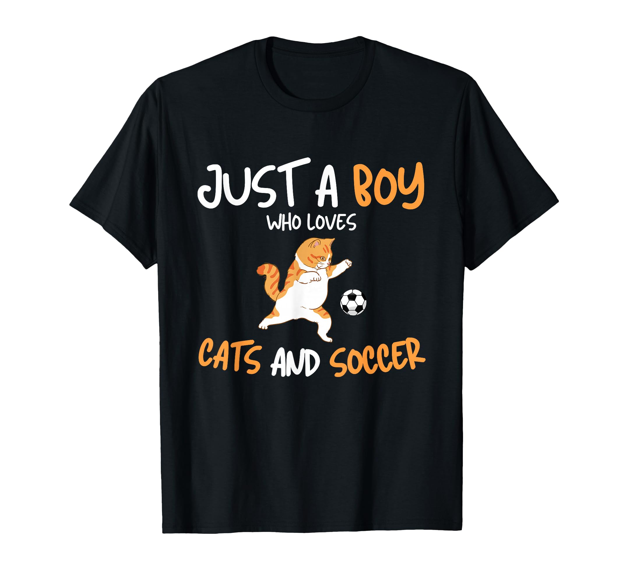 Just Who Loves Cats And Soccer Cat T-Shirt - Unique Graphic for Adults - T-Shirt, Sweatshirt, Hoodie