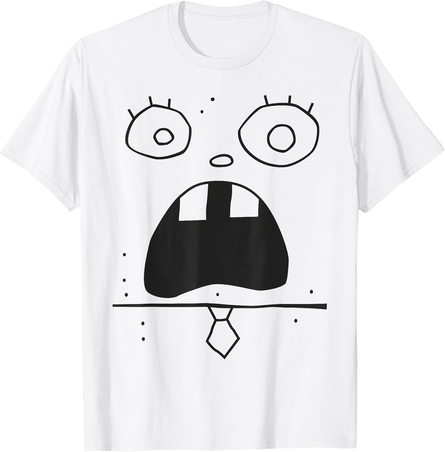 Doodle Bob Face Costume Small - Adult & Kids T-Shirts, Sweatshirts & Hoodies apparel design preview 1