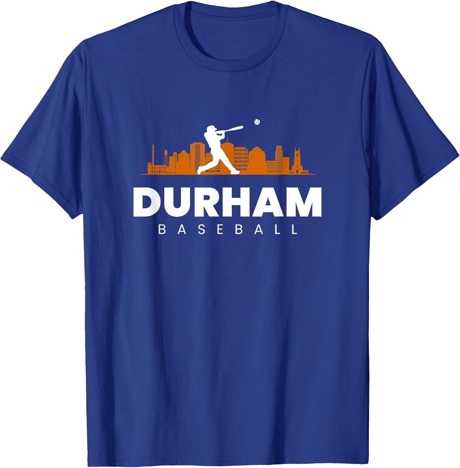 Durham Baseball Vintage Minimalist Retro Lover - Adult & Kids T-Shirts, Sweatshirts & Hoodies apparel design preview 1