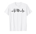 Soccer Heartbeat Tees Soccer Ball T-Shirt - Custom Art Print Unisex - T-Shirt, Sweatshirt, Hoodie