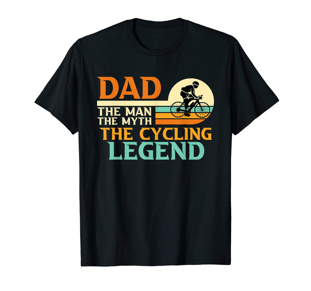 Dad Myth Bike Legend Cyclist T-Shirt - Casual Everyday Wear for Adults - T-Shirt, Sweatshirt, Hoodie