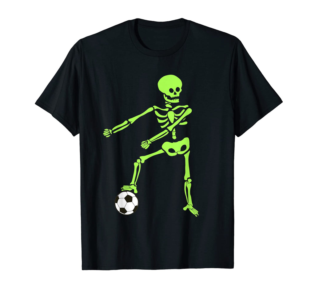 Flossing Skeleton Halloween Soccer T-Shirt - Graphic Print Men Women - T-Shirt, Sweatshirt, Hoodie