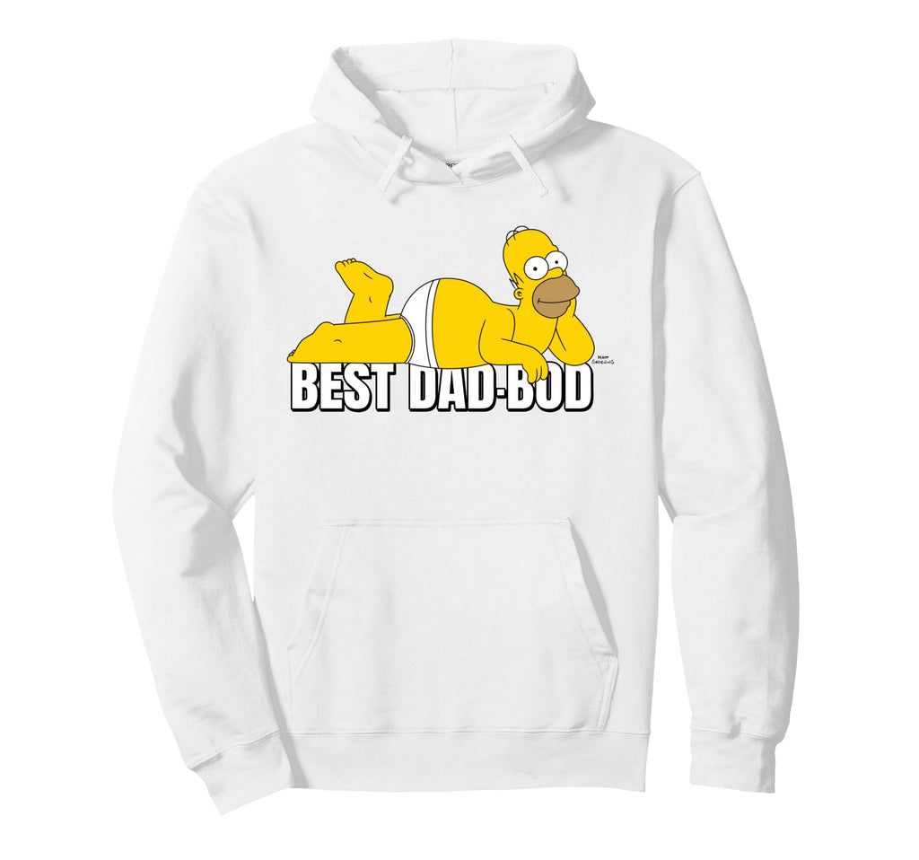 Simpsons Fathers Day Best Dad Bod Homer Hoodie - Minimalist Print Unisex - T-Shirt, Sweatshirt, Hoodie