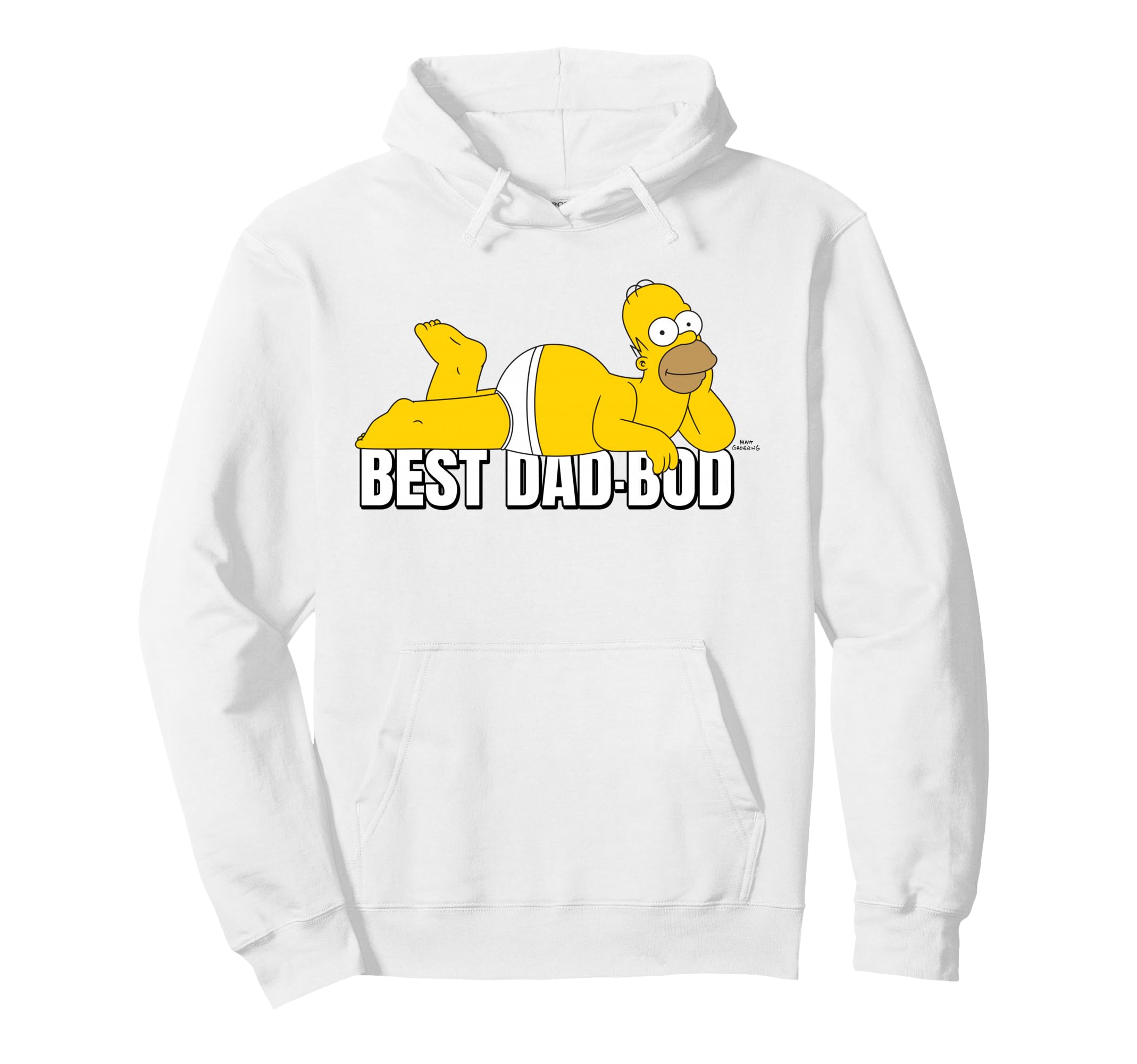 Simpsons Fathers Day Best Dad Bod Homer Hoodie - Minimalist Print Unisex - T-Shirt, Sweatshirt, Hoodie