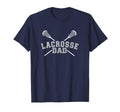 Lacrosse Dad Lax Crossed Sticks Mens T-Shirt - Casual Everyday Wear Unisex - T-Shirt, Sweatshirt, Hoodie