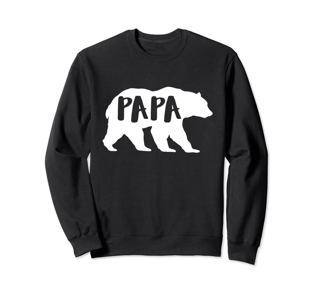 Fathersday Mens Fun Papa Bear Outdoor Sweatshirt - Graphic Print Unisex - T-Shirt, Sweatshirt, Hoodie