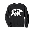 Fathersday Mens Fun Papa Bear Outdoor Sweatshirt - Graphic Print Unisex - T-Shirt, Sweatshirt, Hoodie