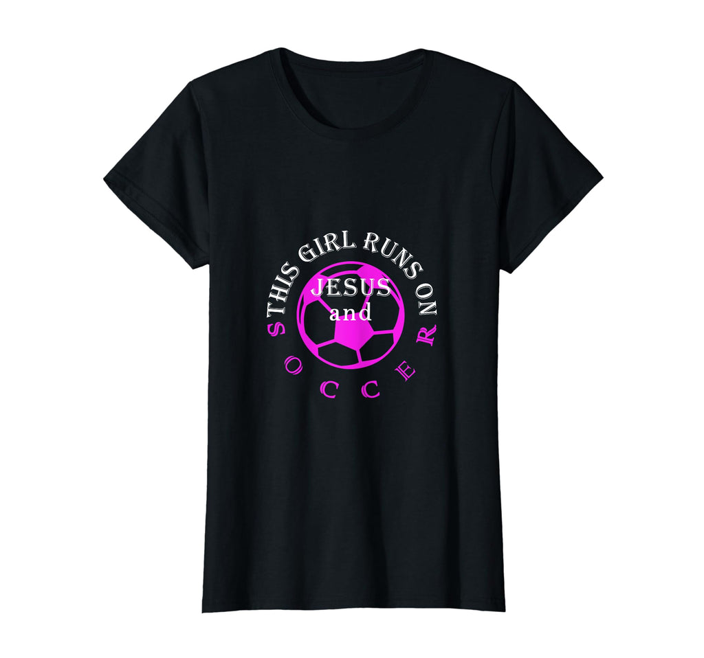 This Runs Jesus And Soccer Christian T-Shirt - Trendy Graphic Men Women - T-Shirt, Sweatshirt, Hoodie