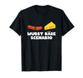 German Pun Wurst K Se Scenario T-Shirt - Minimalist Print Men Women - T-Shirt, Sweatshirt, Hoodie