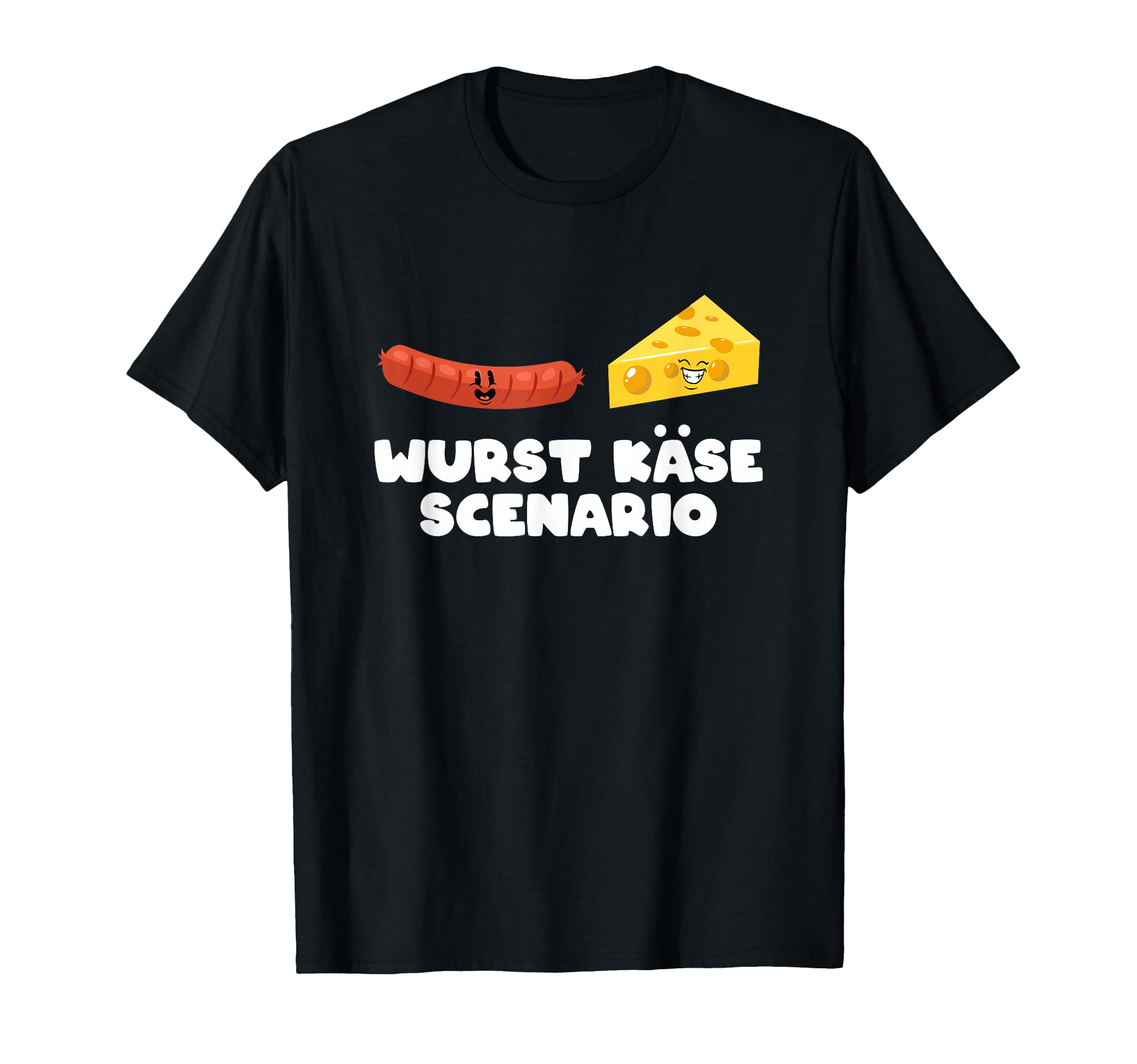 German Pun Wurst K Se Scenario T-Shirt - Minimalist Print Men Women - T-Shirt, Sweatshirt, Hoodie