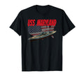 Uss Maryland Bb 46 Ww2 War Veteran T-Shirt - Trendy Graphic Men Women - T-Shirt, Sweatshirt, Hoodie