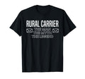 Rural Carrier Myth Legend Dad T-Shirt - Minimalist Print Men Women - T-Shirt, Sweatshirt, Hoodie