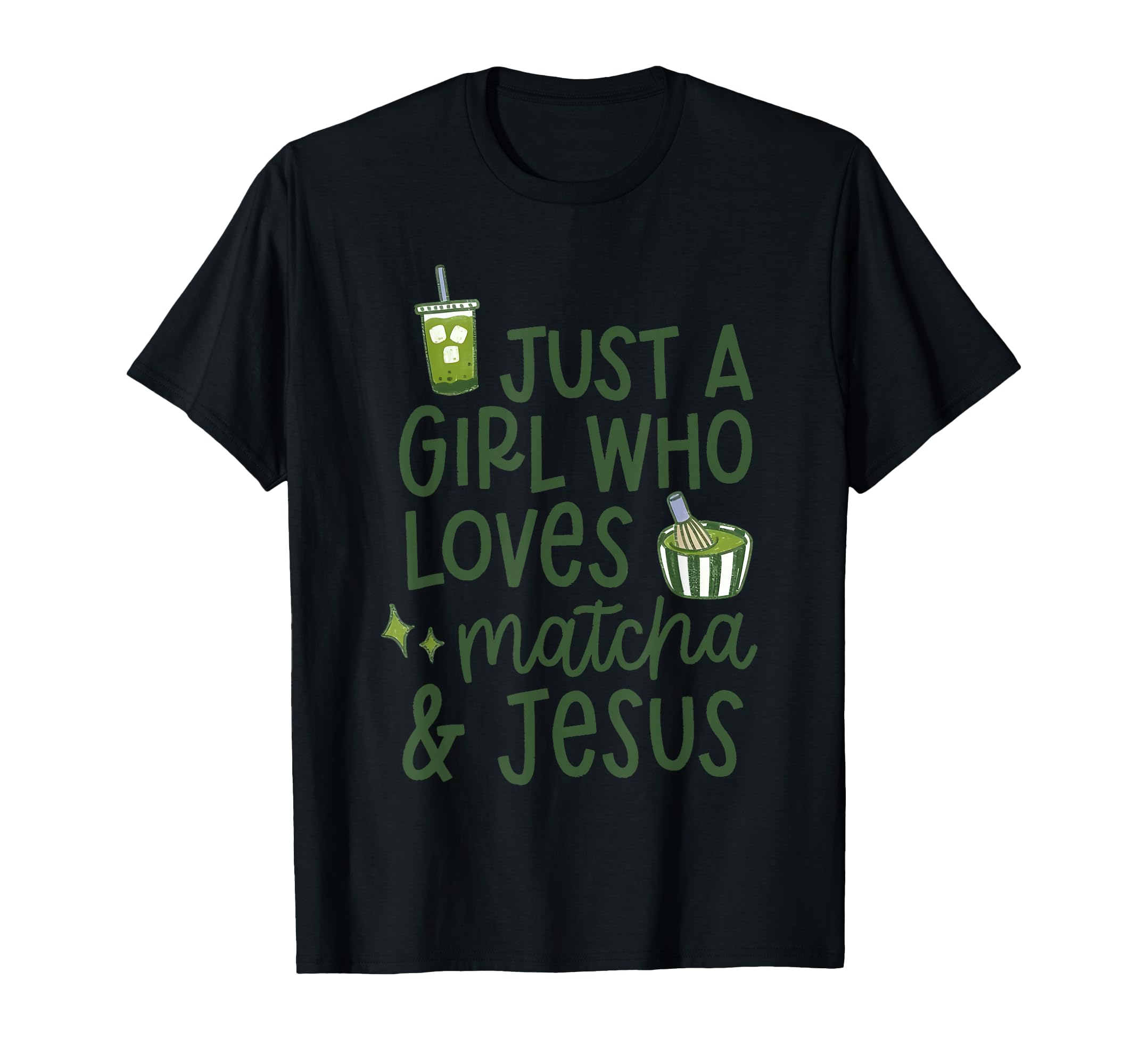 Just Who Loves Matcha Je Sus T-Shirt - Custom Art Print Men Women - T-Shirt, Sweatshirt, Hoodie