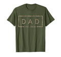 Camo Dad Est 2024 Fathers Day New T-Shirt - Fun Novelty Design for Adults - T-Shirt, Sweatshirt, Hoodie