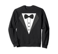 Tuxedo Formal Bow Tie Dad Sweatshirt - Unique Graphic Men Women - T-Shirt, Sweatshirt, Hoodie