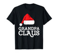 Grandpa Claus Santas Hat Pajama Family T-Shirt - Trendy Graphic for Adults - T-Shirt, Sweatshirt, Hoodie