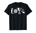 Soccer Love Gift Football Player T-Shirt - Fun Novelty Design for Adults - T-Shirt, Sweatshirt, Hoodie