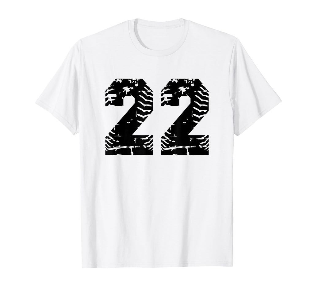 Baseball Softball Number 22 T-Shirt - Unique Graphic Unisex - T-Shirt, Sweatshirt, Hoodie