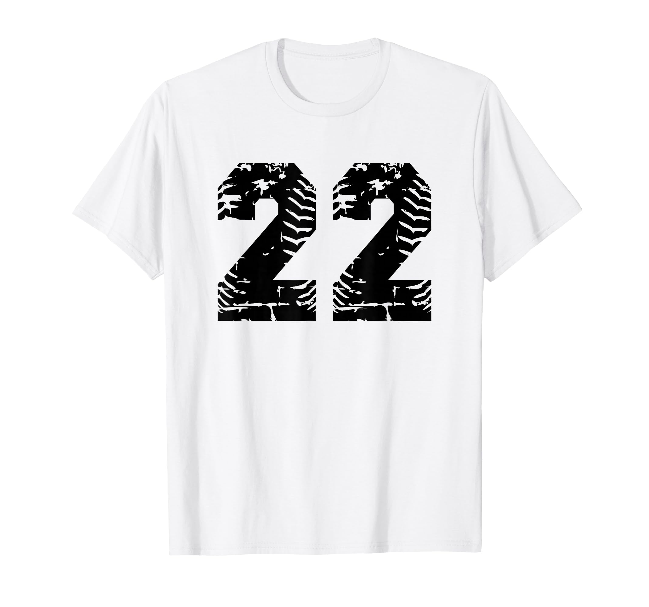 Baseball Softball Number 22 T-Shirt - Unique Graphic Unisex - T-Shirt, Sweatshirt, Hoodie