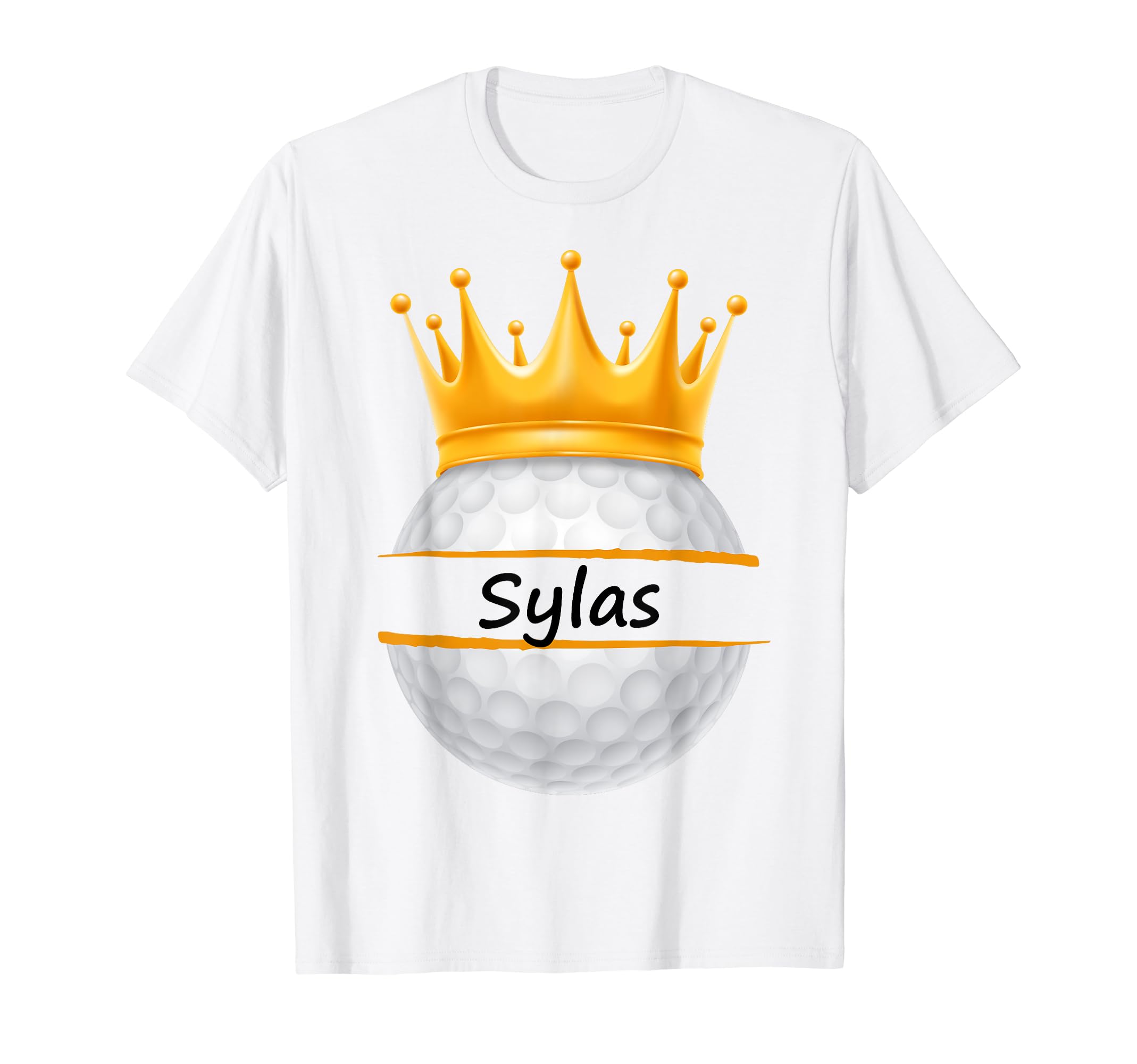 Novelty Golf Personalized Name Sylas T-Shirt - Unique Graphic for Adults - T-Shirt, Sweatshirt, Hoodie