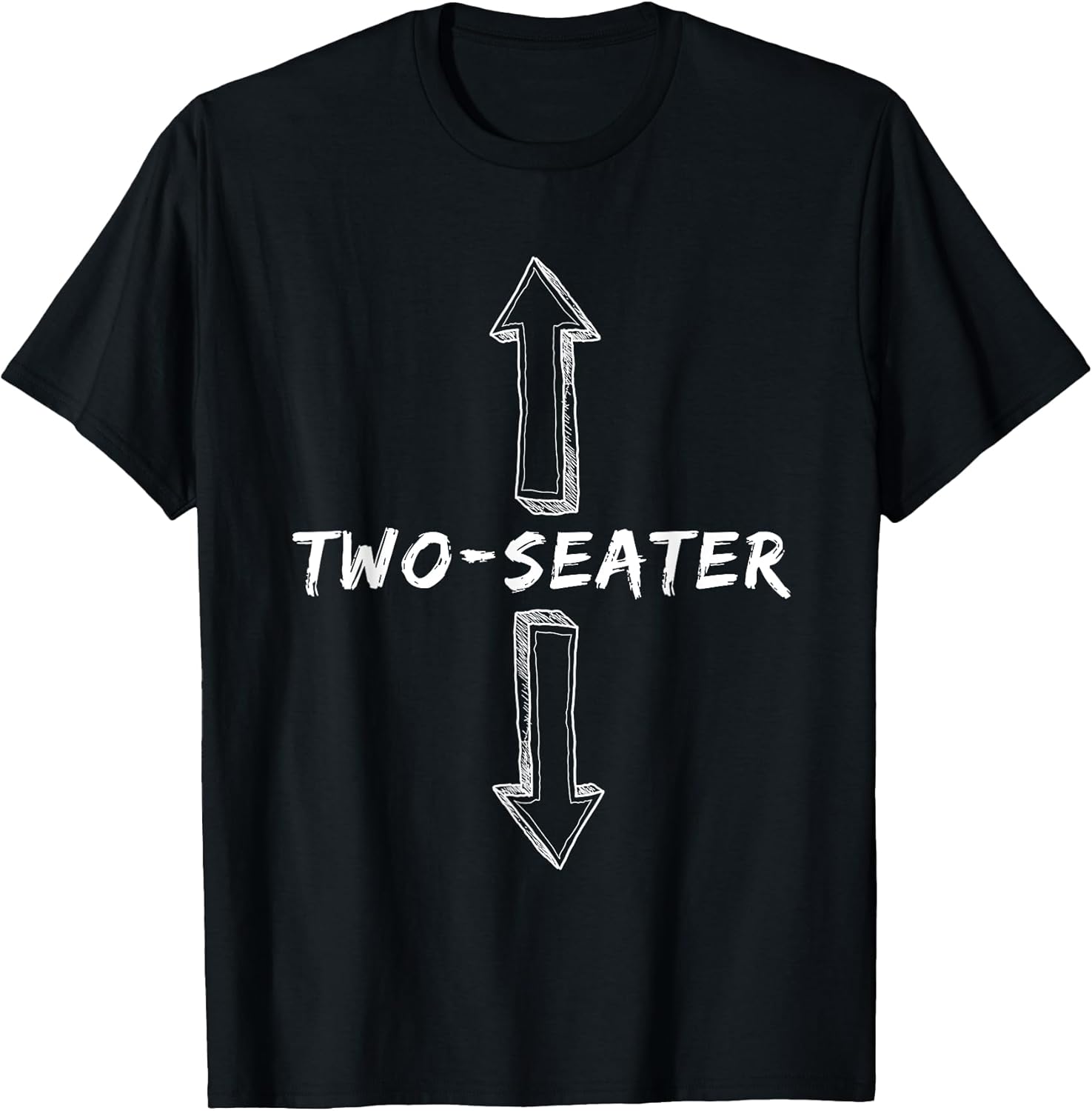 Two Seater Dirty Humor Funny Sarcastic Offensive Gag - Adult & Kids T-Shirts, Sweatshirts & Hoodies apparel design preview 1