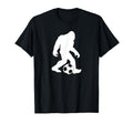 Bigfoot Playing Soccer Funny Soccer T-Shirt - Custom Art Print Men Women - T-Shirt, Sweatshirt, Hoodie