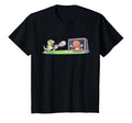 T Rex Kicks Ball Triceratops T-Shirt - Fun Novelty Design for Adults - T-Shirt, Sweatshirt, Hoodie