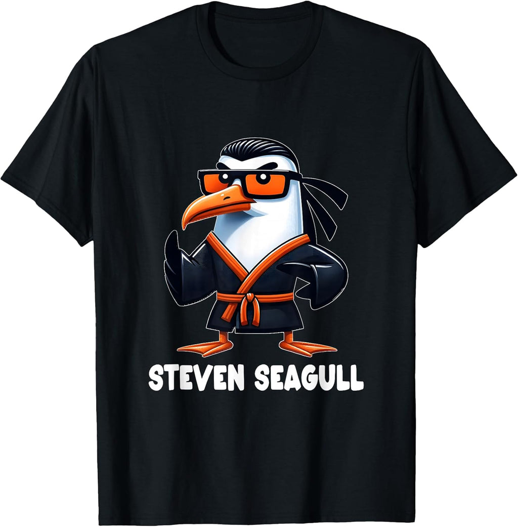 Steven Seagull Funny Martial Arts Lover - Adult & Kids T-Shirts, Sweatshirts & Hoodies apparel design preview 1