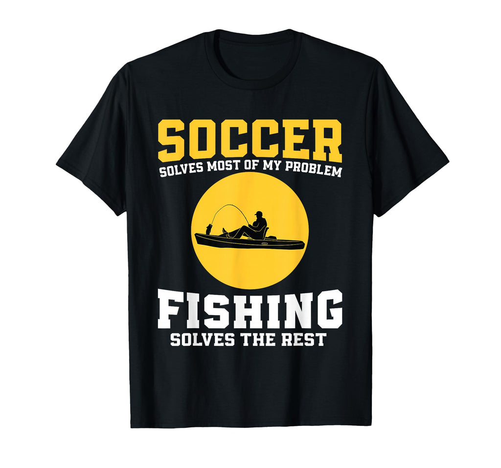 Funny Soccer And Fishing Soccer T-Shirt - Custom Art Print for Adults - T-Shirt, Sweatshirt, Hoodie
