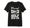 Proud Dad Golf Senior 2027 Tri Blend T-Shirt - Trendy Graphic Men Women - T-Shirt, Sweatshirt, Hoodie