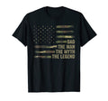 Daddy Camo Usa Flag Dad Myth Legend T-Shirt - Unique Graphic for Adults - T-Shirt, Sweatshirt, Hoodie