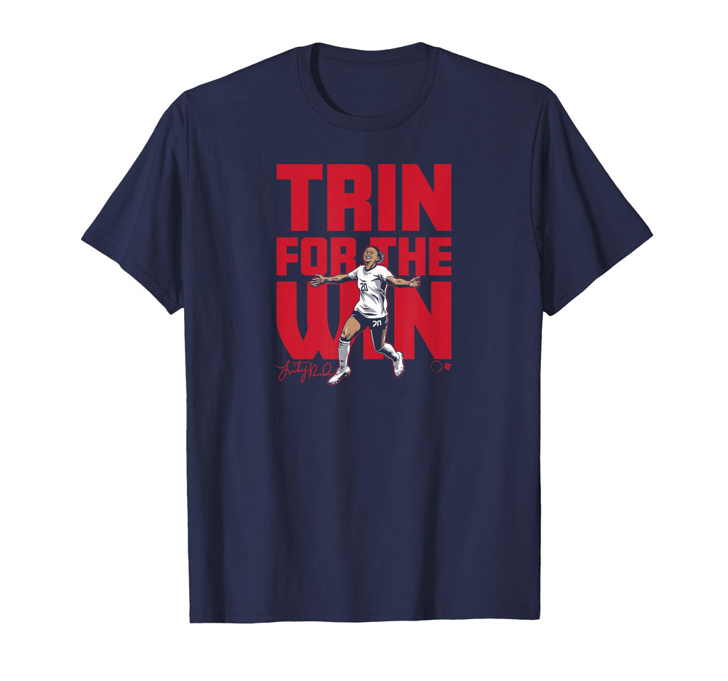 Trinity Rodman Trin Win Usa Womens Soccer T-Shirt - Custom Art Print Unisex - T-Shirt, Sweatshirt, Hoodie