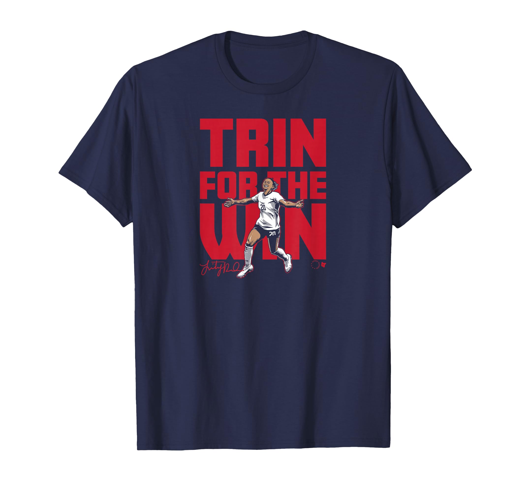 Trinity Rodman Trin Win Usa Womens Soccer T-Shirt - Custom Art Print Unisex - T-Shirt, Sweatshirt, Hoodie