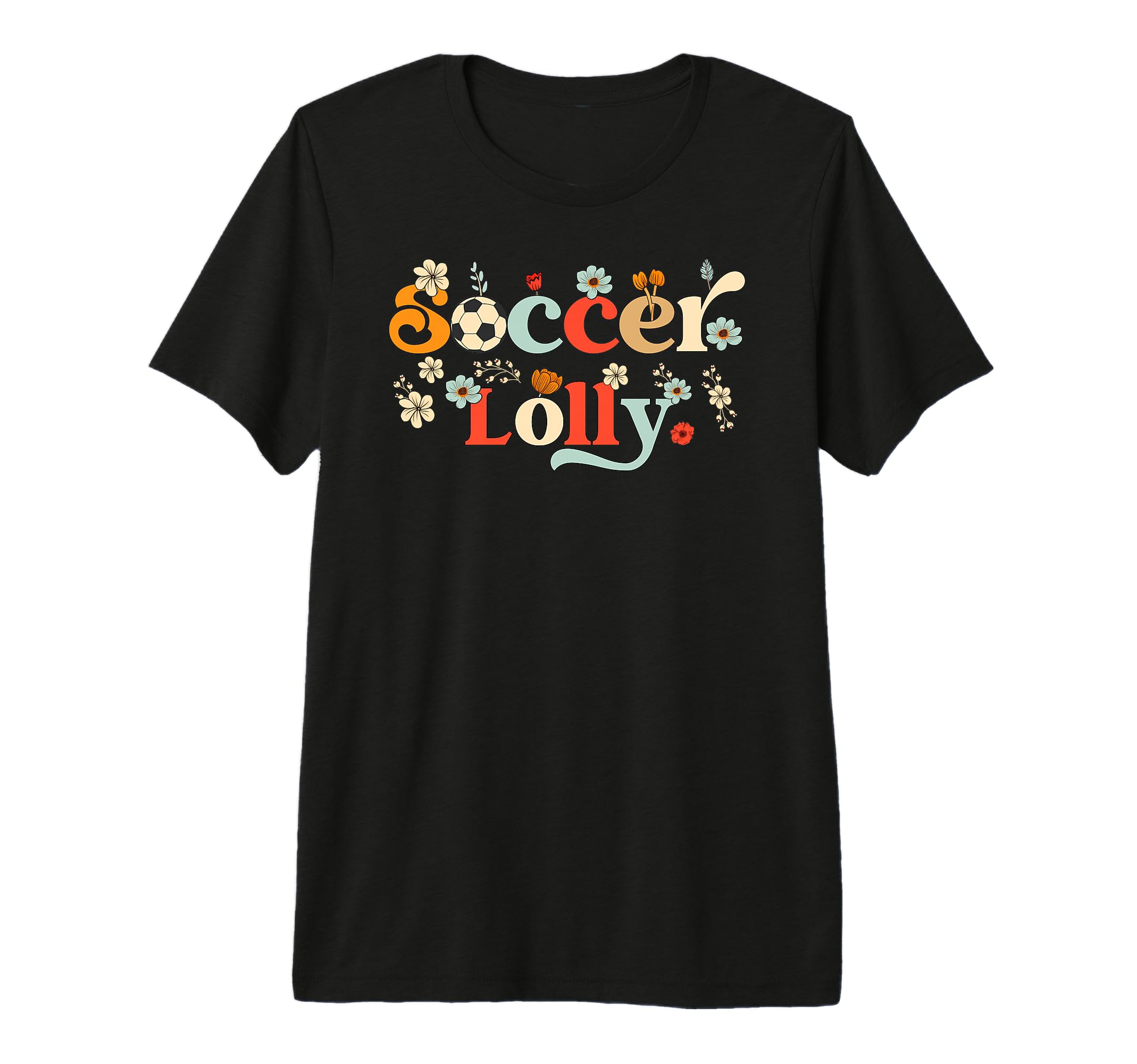 Soccer Lolly Grandma Wildflower T-Shirt - Fun Novelty Design Unisex - T-Shirt, Sweatshirt, Hoodie