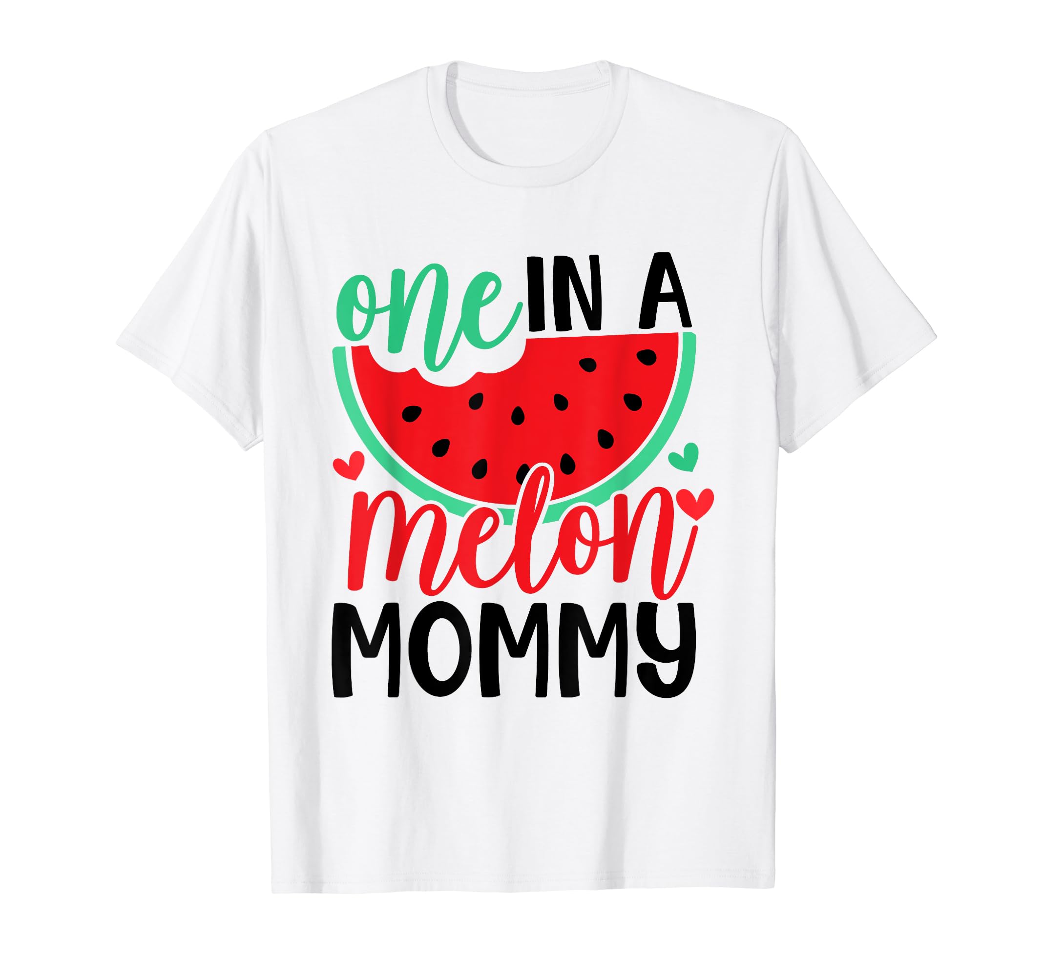 One Melon Mommy Watermelon Birthday T-Shirt - Graphic Print for Adults - T-Shirt, Sweatshirt, Hoodie
