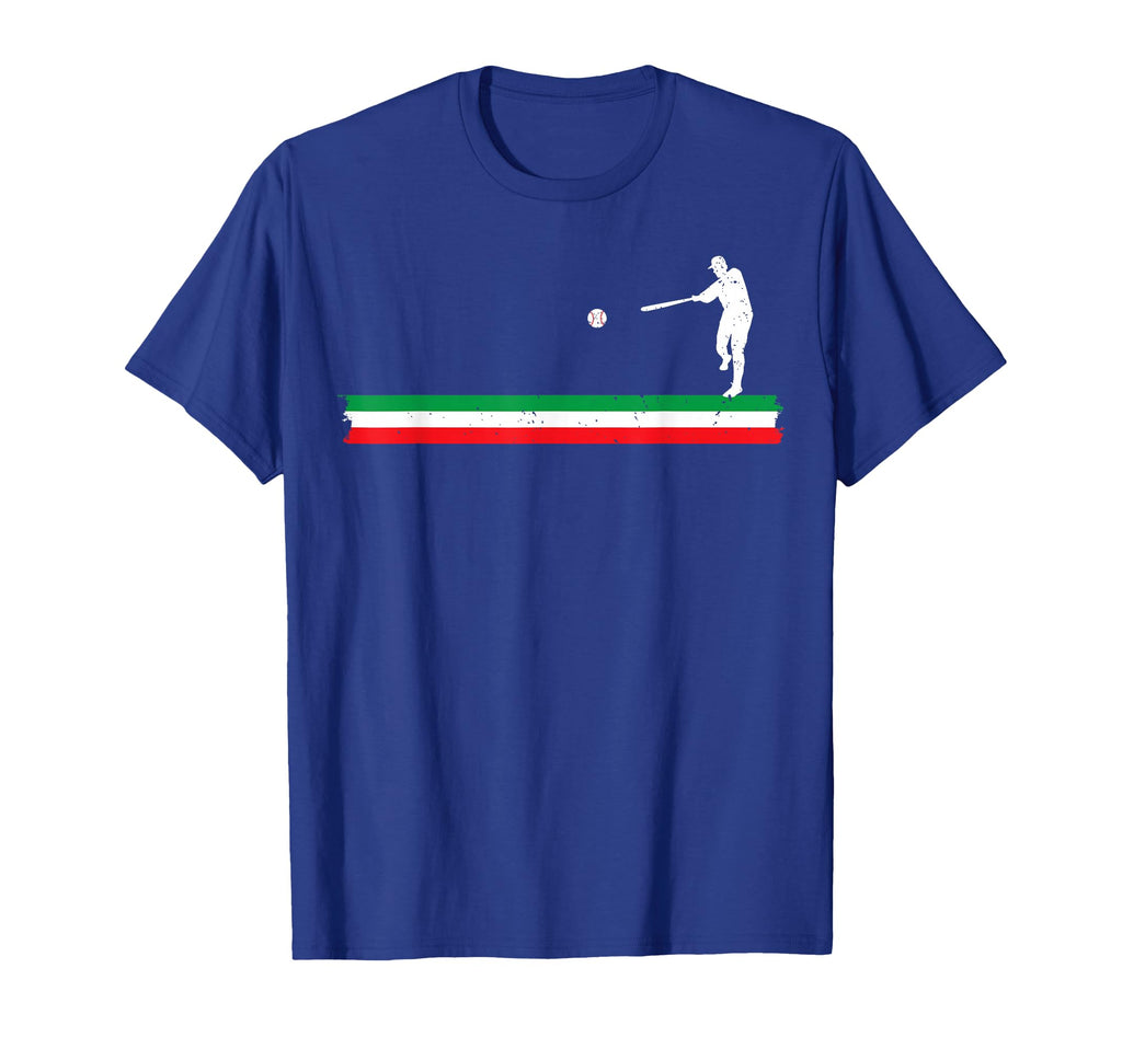 Italian Flag Baseball Player Coach T-Shirt - Graphic Print for Adults - T-Shirt, Sweatshirt, Hoodie