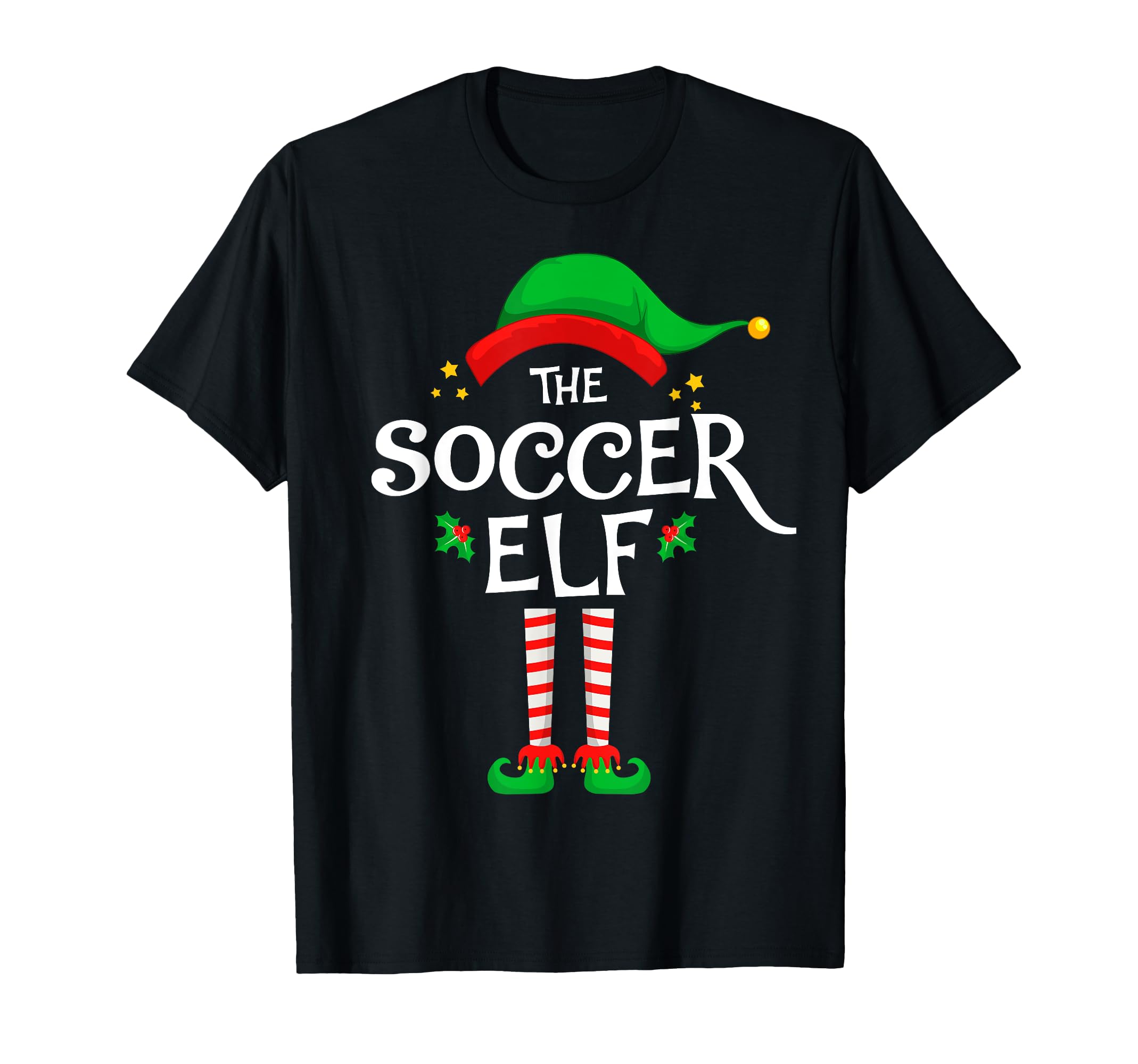 Soccer Elf Family Matching Group T-Shirt - Casual Everyday Wear Unisex - T-Shirt, Sweatshirt, Hoodie