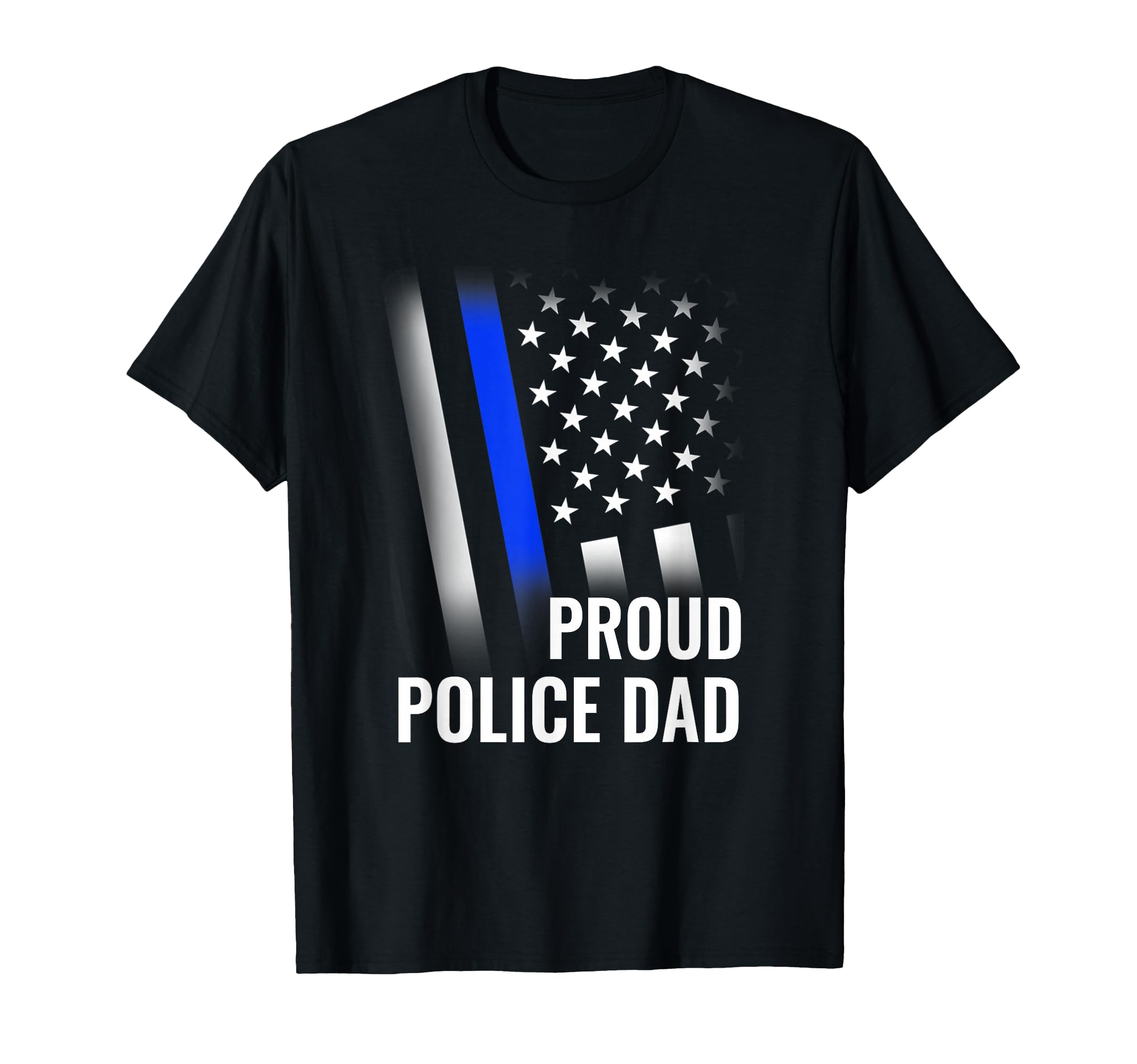 Police Dad Proud Police Flag T-Shirt - Trendy Graphic Men Women - T-Shirt, Sweatshirt, Hoodie