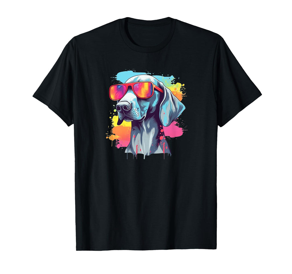 Mens Womens 80S 90S Weimaraner Lover T-Shirt - Unique Graphic Unisex - T-Shirt, Sweatshirt, Hoodie