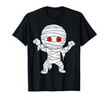 Easy Halloween Costume Mummy Wrap Face T-Shirt - Unique Graphic Men Women - T-Shirt, Sweatshirt, Hoodie