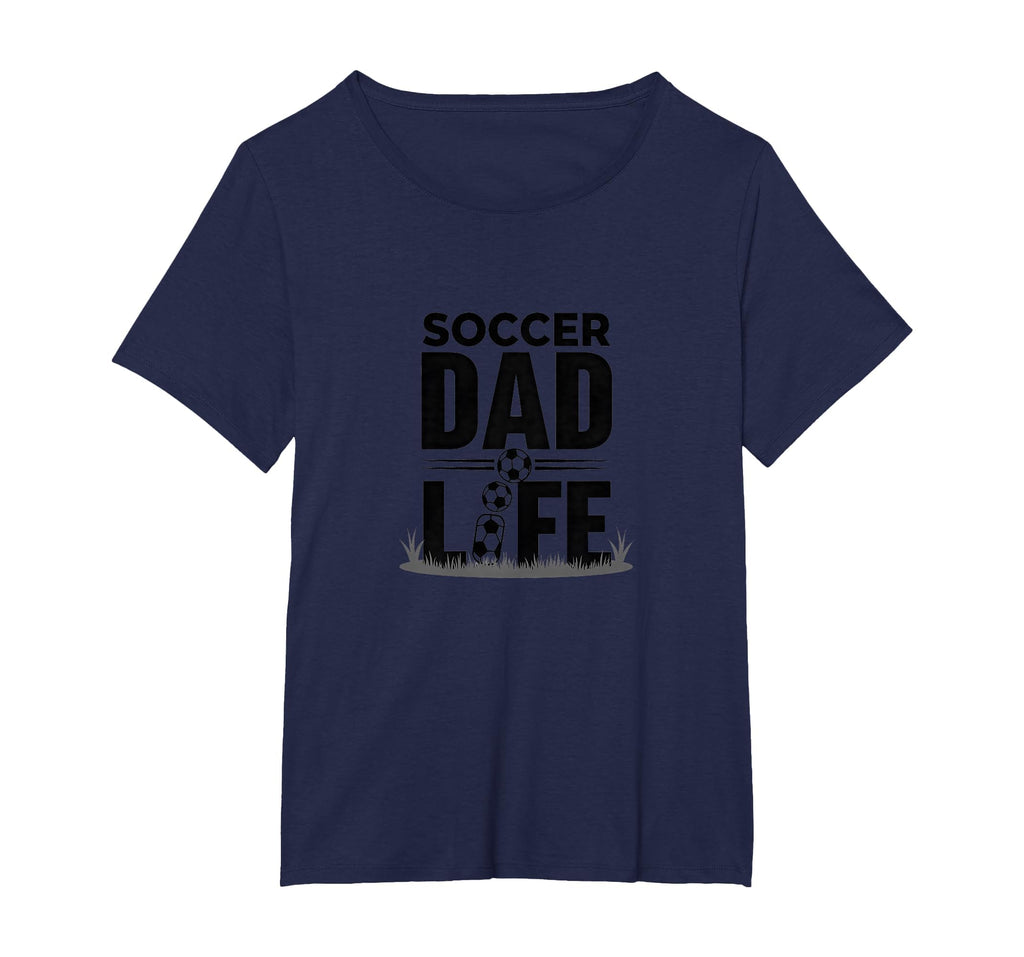 Soccer Dad Life Proud Sideline Supporter T-Shirt - Minimalist Print Unisex - T-Shirt, Sweatshirt, Hoodie