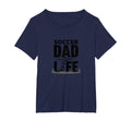 Soccer Dad Life Proud Sideline Supporter T-Shirt - Minimalist Print Unisex - T-Shirt, Sweatshirt, Hoodie