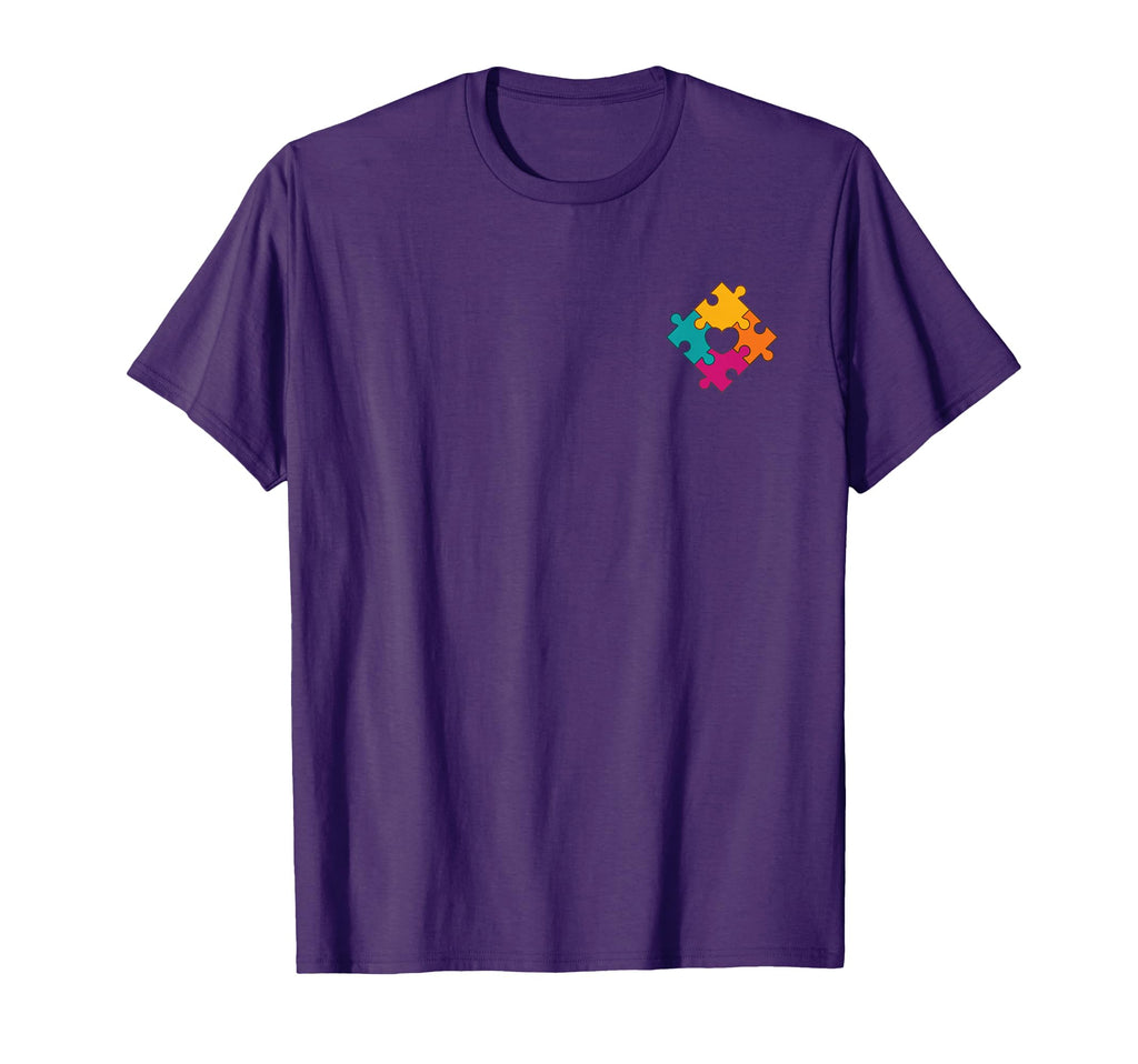 Pocket Puzzle Piece Autism T-Shirt - Casual Everyday Wear for Adults - T-Shirt, Sweatshirt, Hoodie