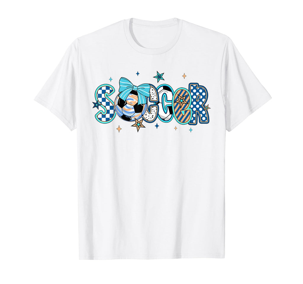 Soccer Preppy Soccer Game Day Mom T-Shirt - Novelty Apparel Men Women - T-Shirt, Sweatshirt, Hoodie
