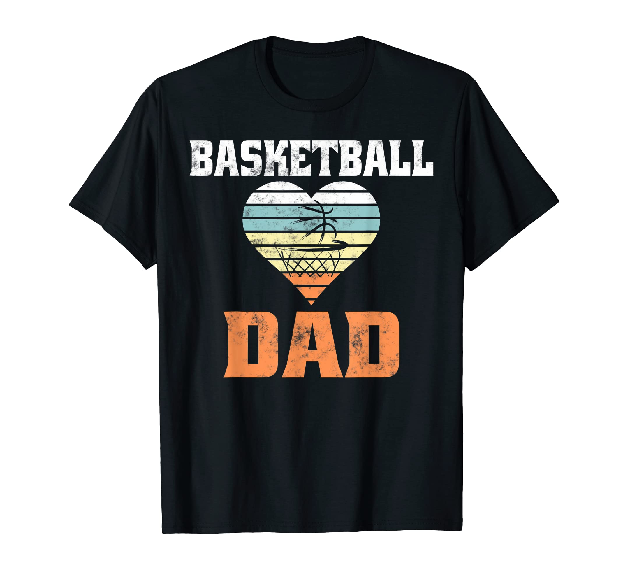 Basketball Dad Sunset Funny T-Shirt - Fun Novelty Design Unisex - T-Shirt, Sweatshirt, Hoodie
