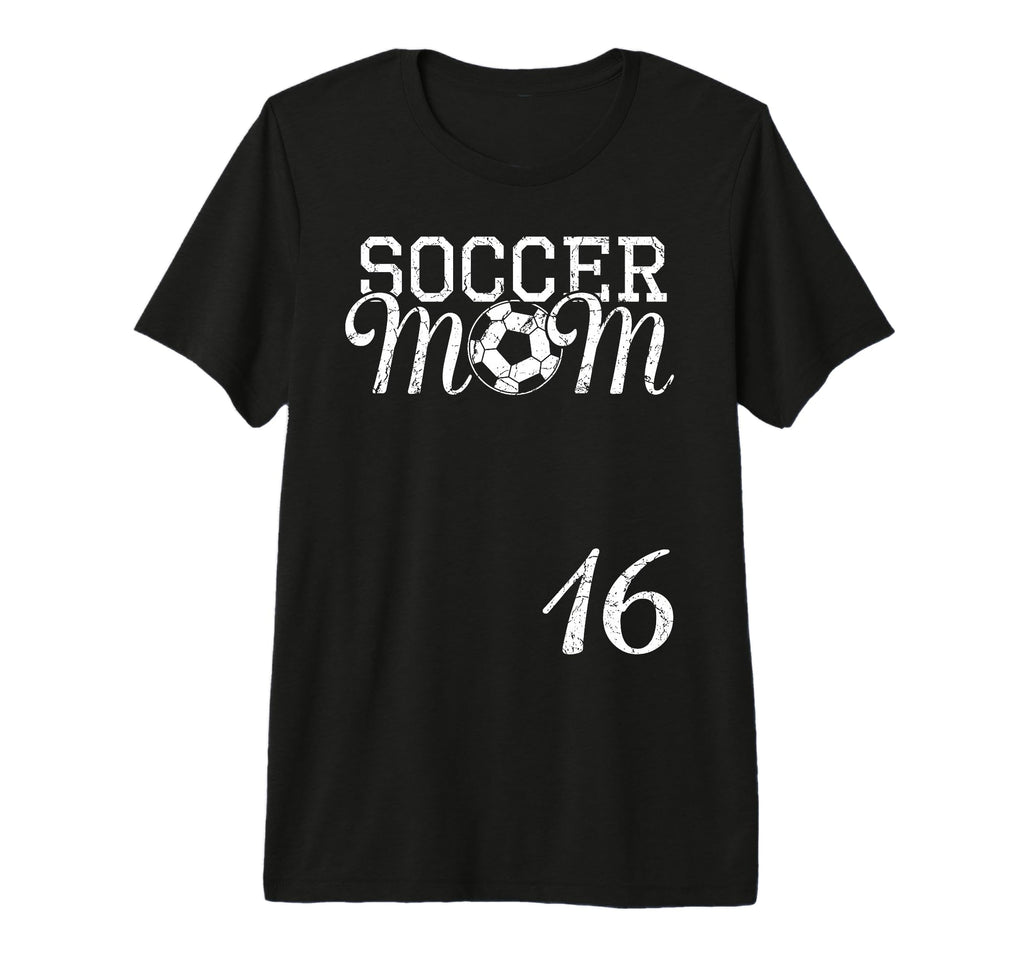 Soccer Mom Jersey Number 16 Favorite T-Shirt - Minimalist Print Unisex - T-Shirt, Sweatshirt, Hoodie